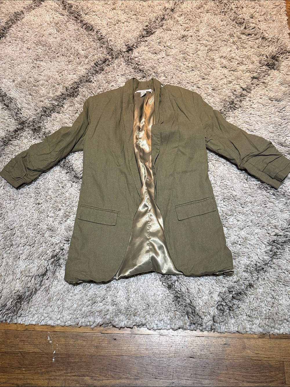 Forever21 linen blend blazer
